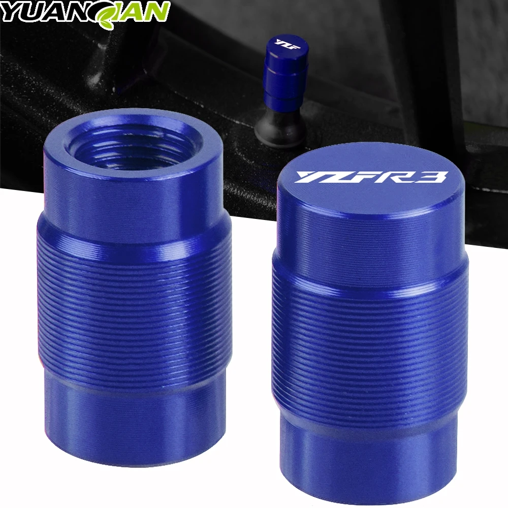 

For YAMAHA YZF R3 YZFR3 YZF-R3 2015-2020 2019 Motorcycle CNC Aluminum Accessorie Wheel Tire Valve Stem Caps CNC Airtight Covers
