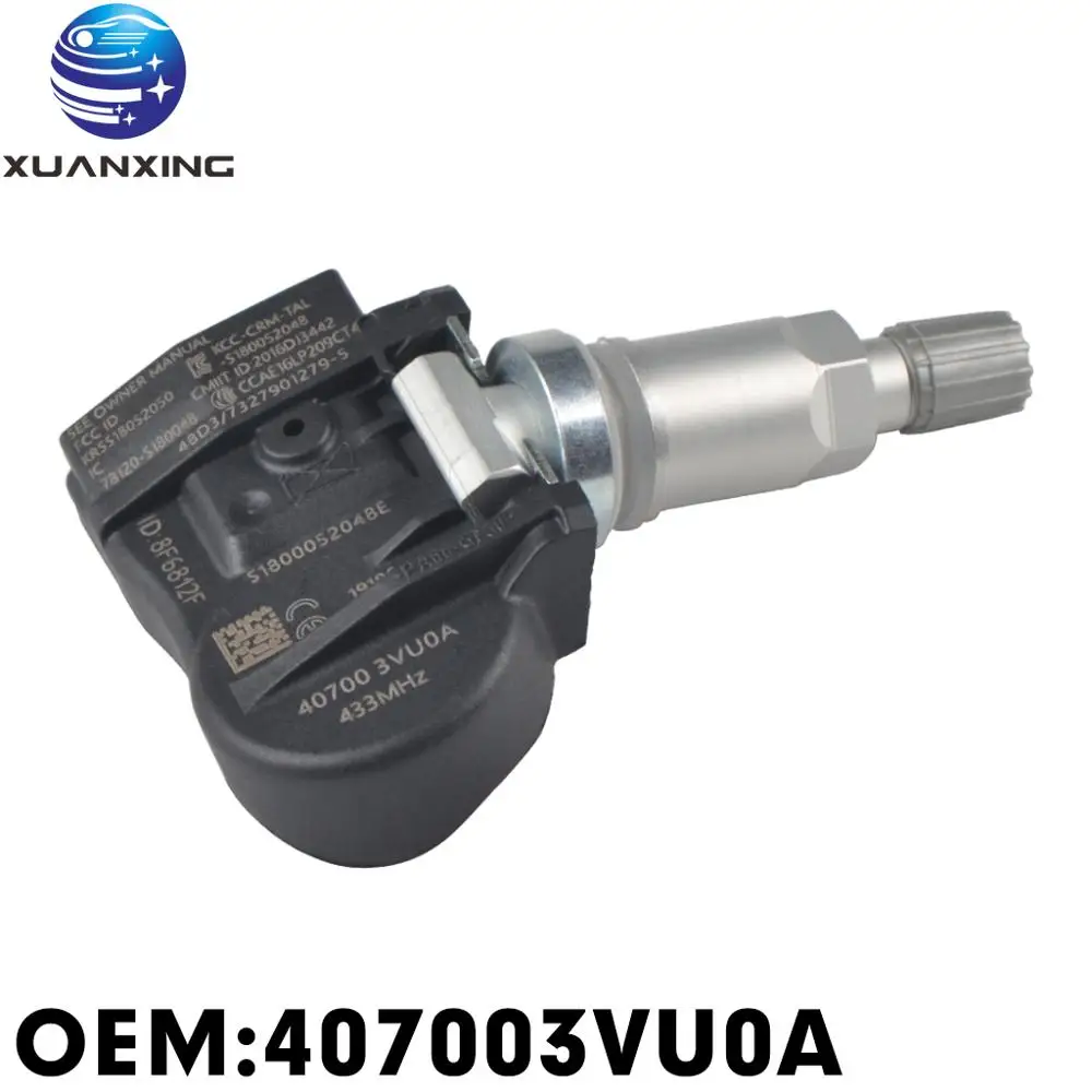 407003VU0A датчик давления в шинах Система мониторинга 433 МГц TPMS для Nissan NOTE QASHQAI TIIDA хэтчбек X-T Renault ESPACE KOLEOS
407003VU0A датчик давления в шинах Система мониторинга 433 МГц TPMS для Nissan NOTE QASHQAI TIIDA хэтчбек X-T Renault ESPACE KOLEOS