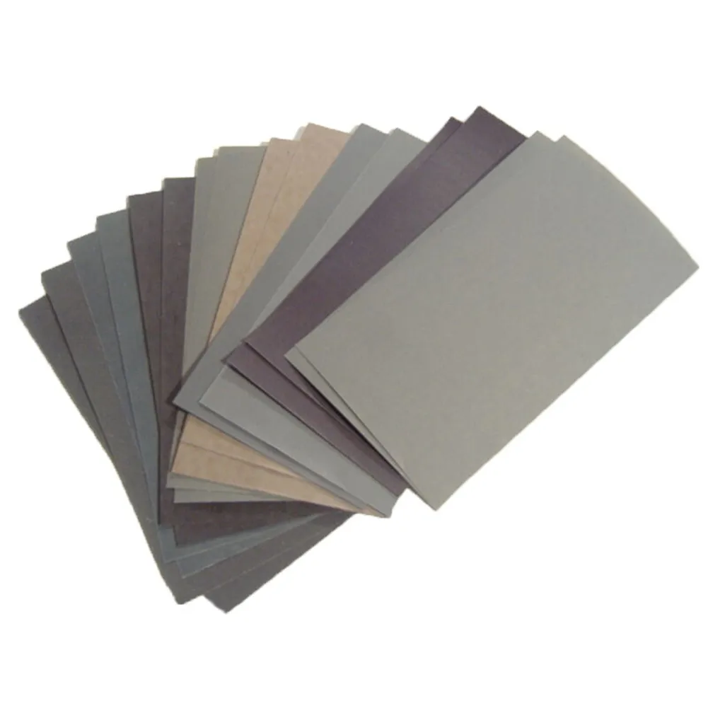 15Pcs Sand Paper Sheets Silicon Carbide Home Coarse 150-7000 Grit Car Polishing 3 Inches * 5.5 Inches / 75 * 140 Mm Sand Paper
15Pcs Sand Paper Sheets Silicon Carbide Home Coarse 150-7000 Grit Car Polishing 3 Inches * 5.5 Inches / 75 * 140 Mm Sand Paper