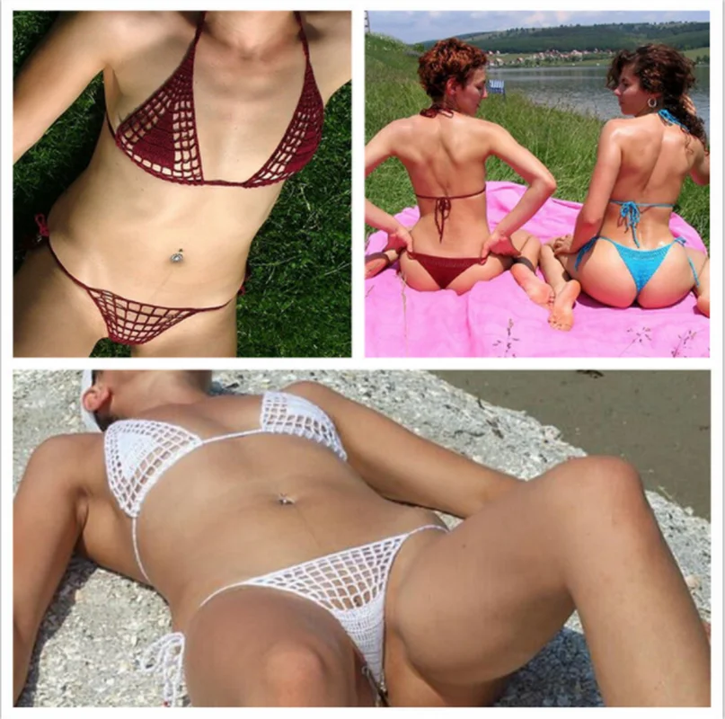 H80&S90 New 2019 Women Hot Sexy Handmade Crochet Bikini Cover Up Ladies'Hollow Out Swimwear Female Knitted Beachwear Beach Set
H80&S90 New 2019 Women Hot Sexy Handmade Crochet Bikini Cover Up Ladies'Hollow Out Swimwear Female Knitted Beachwear Beach Set