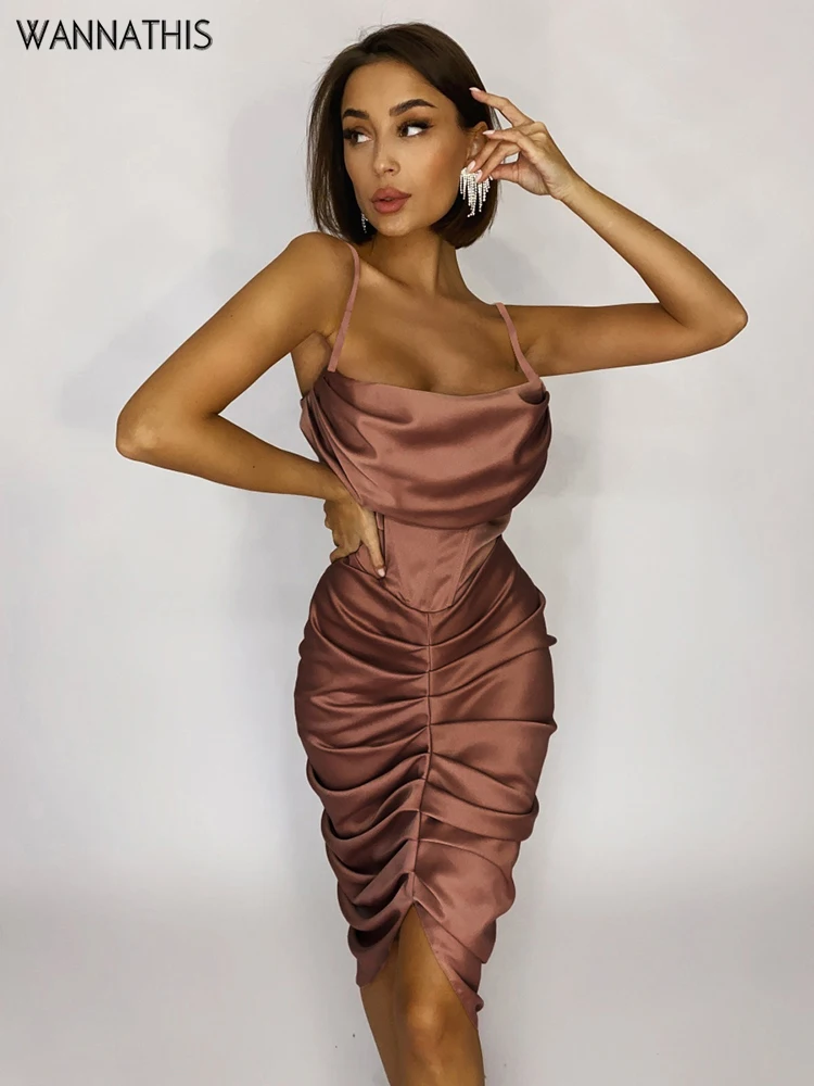 WannaThis Elegant Woman Cami Midi Dresses Folds Slit Nightclub Bodycon Sexy Party Prom Streetwear Wedding Female Clothing Trends
WannaThis Elegant Woman Cami Midi Dresses Folds Slit Nightclub Bodycon Sexy Party Prom Streetwear Wedding Female Clothing Trends