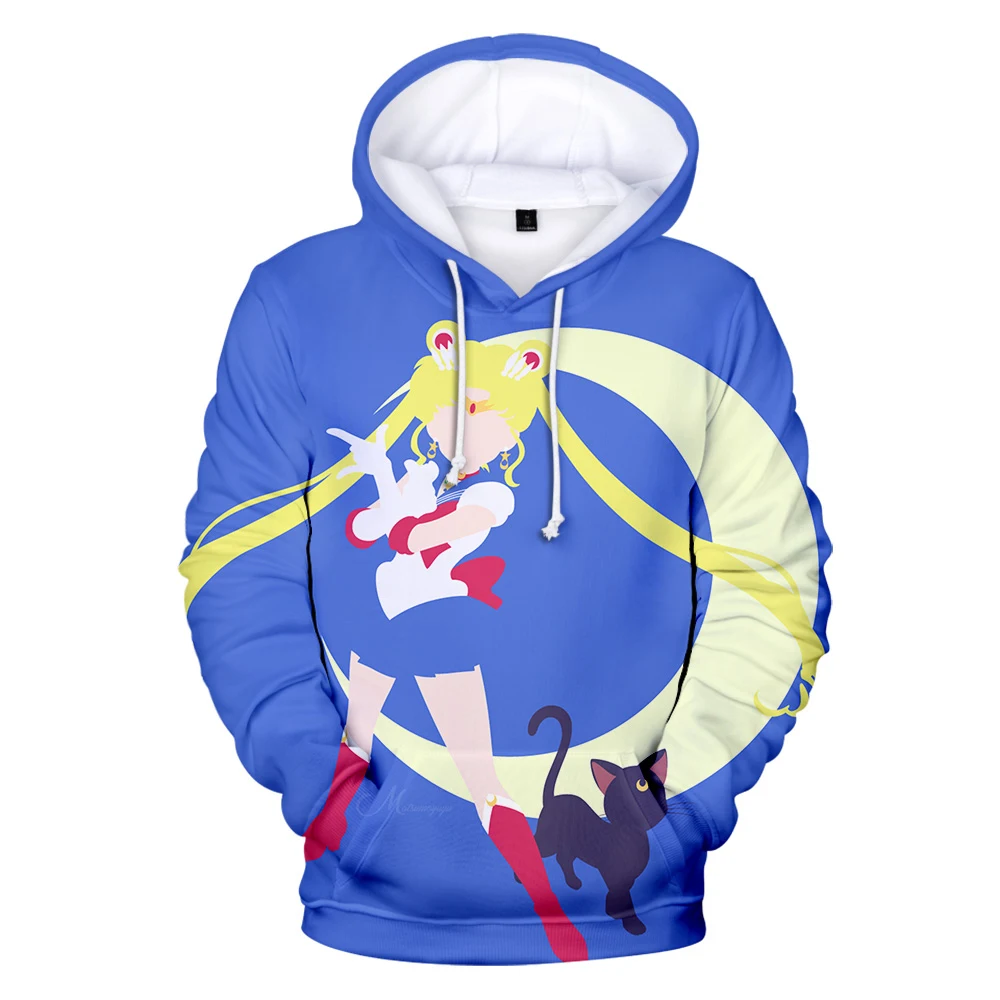 Костюм косплей 3D принт Сейлор Мун толстовки kinderen Lange Mouwen Kleding Harajuku Kpop топы с
