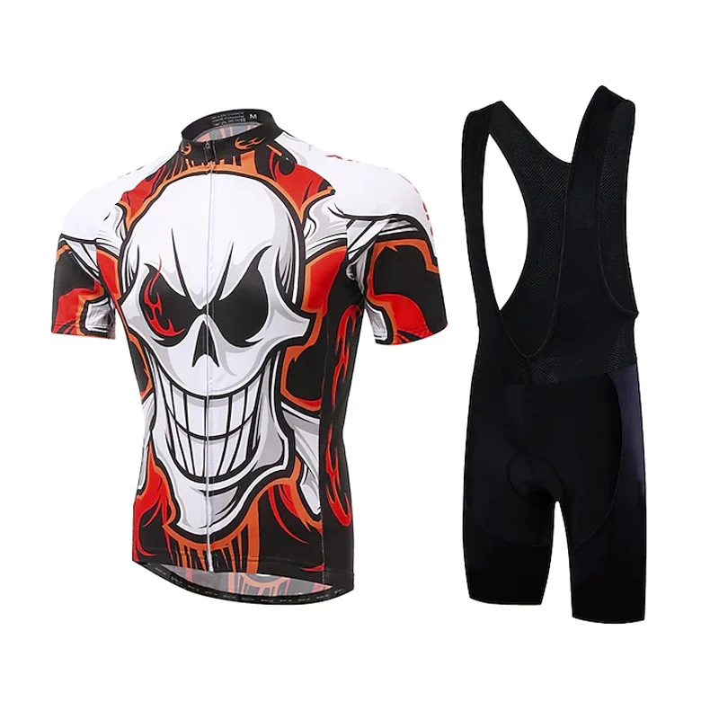 Men's Cycling Jersey Set Maillot Summer Breathable Skeleton Pattern Road Bike Mountain Biking Clothing MTB Ropa Ciclismo
Men's Cycling Jersey Set Maillot Summer Breathable Skeleton Pattern Road Bike Mountain Biking Clothing MTB Ropa Ciclismo