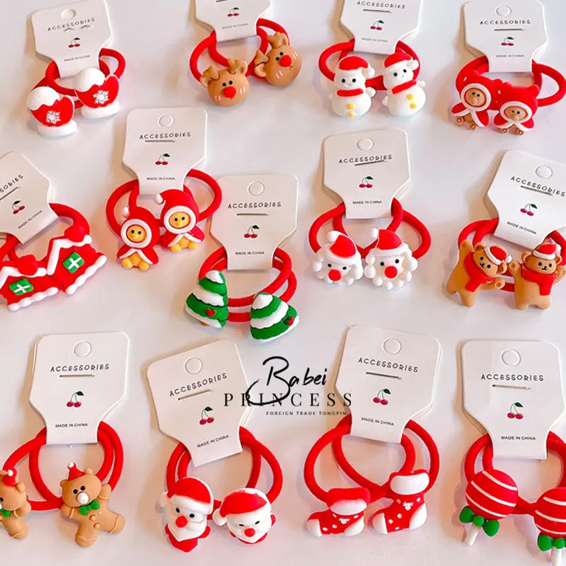 Cute Cartoon Children's Hair Ring Christmas Style Hair Ring Headwear Stylish High Elastic Hair Ring Princess Style Hair Rope
Cute Cartoon Children's Hair Ring Christmas Style Hair Ring Headwear Stylish High Elastic Hair Ring Princess Style Hair Rope