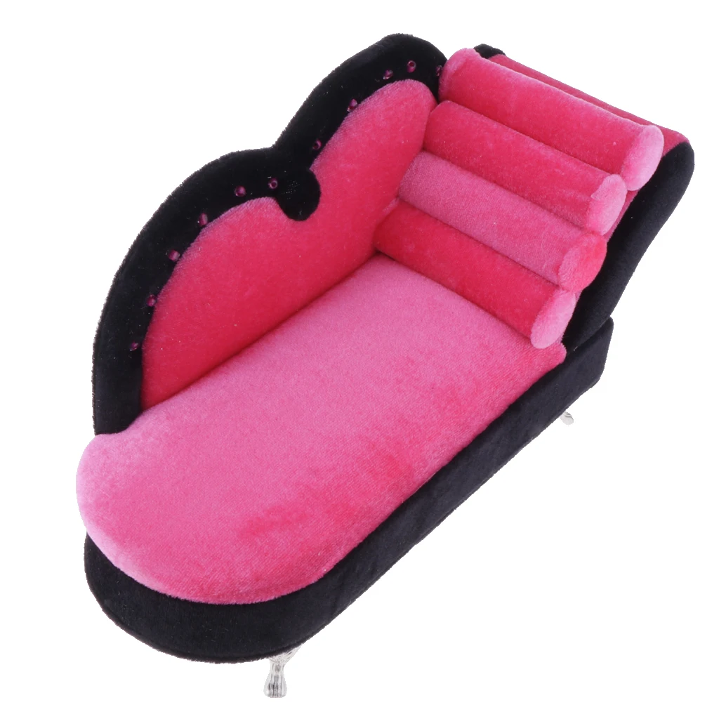 1/6 European Style Pink Chaise Lounge Recliner Dolls House Furniture for 12'' Action Figure
1/6 European Style Pink Chaise Lounge Recliner Dolls House Furniture for 12'' Action Figure