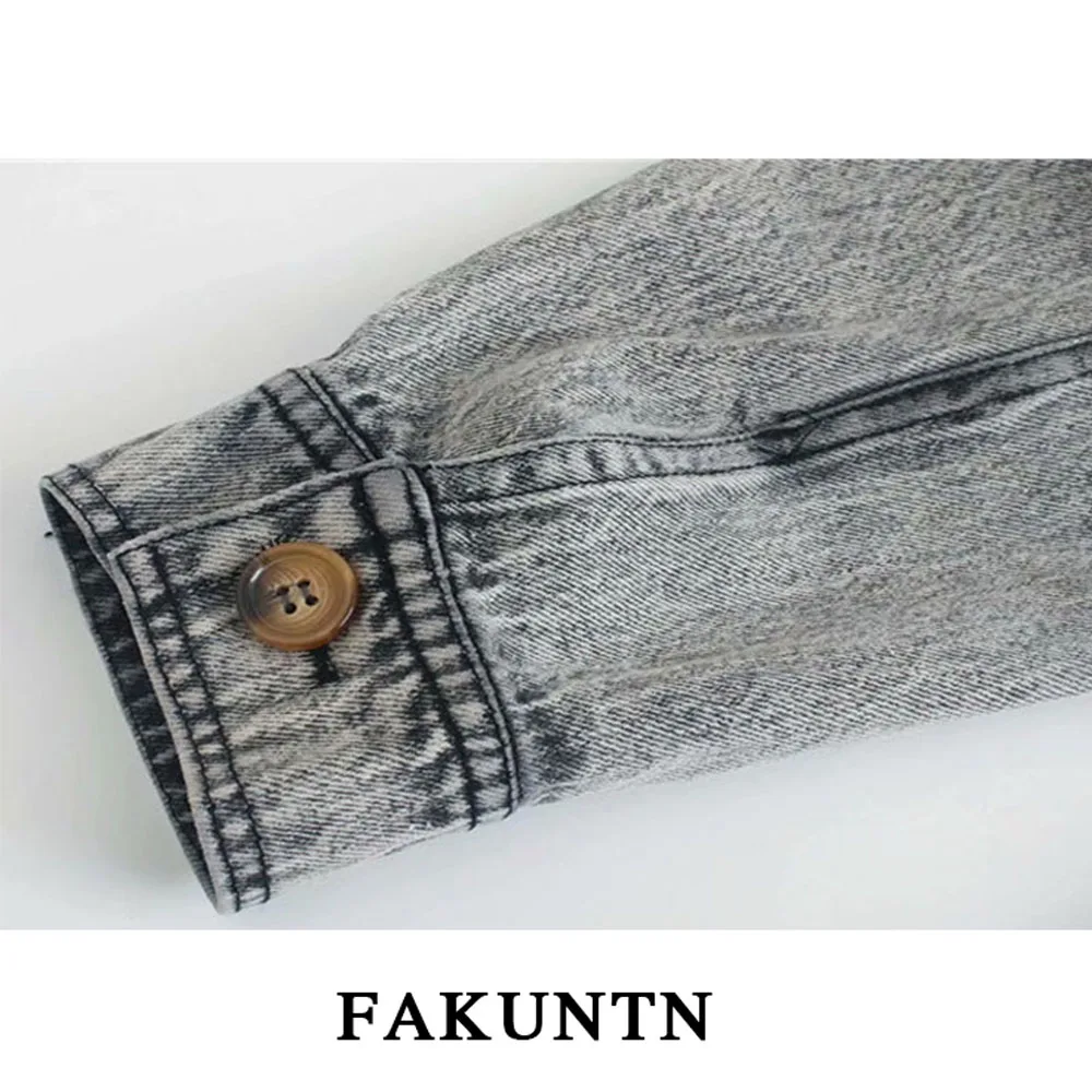 FAKUNTN Autumn Winter Denim Jackets Coats Women Clothes 2020 Fashion Vintage Outwear Female Casual Coats Women Jean Jacket
FAKUNTN Autumn Winter Denim Jackets Coats Women Clothes 2020 Fashion Vintage Outwear Female Casual Coats Women Jean Jacket