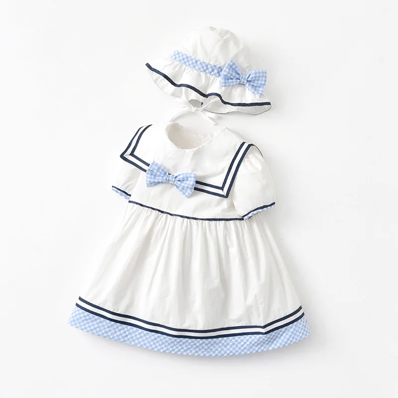 Brand Korean Girls' Summer Dress 2021 New Square Collar Small Fresh Skirt Blue And White Plaid Children's Princess Skirt
Brand Korean Girls' Summer Dress 2021 New Square Collar Small Fresh Skirt Blue And White Plaid Children's Princess Skirt
