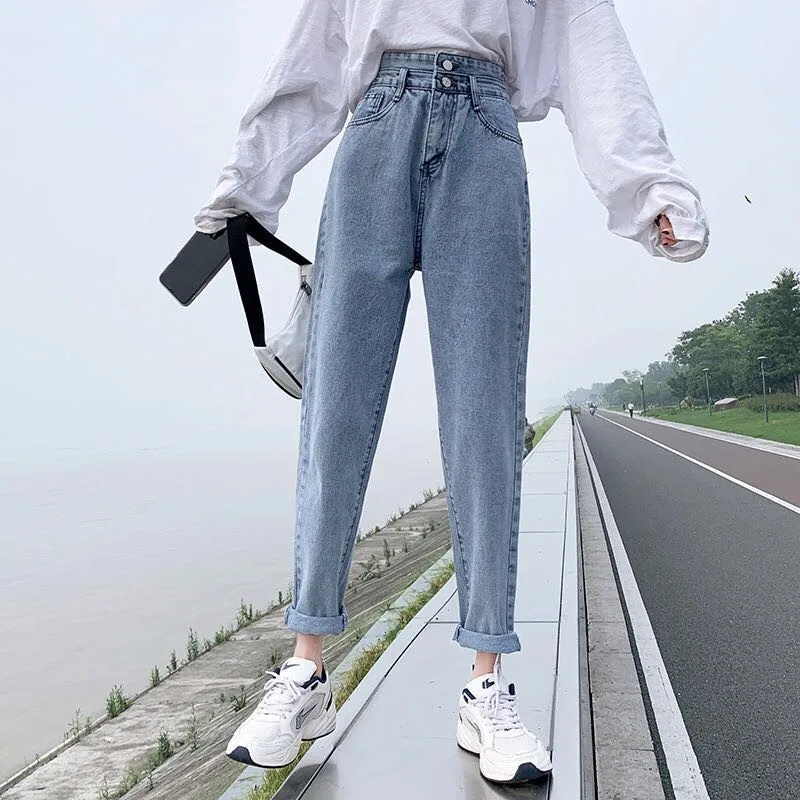 Woman Jeans High Waist Clothes Wide Leg Denim Clothing Blue Streetwear Vintage Quality 2021 Fashion Straight Pants
Woman Jeans High Waist Clothes Wide Leg Denim Clothing Blue Streetwear Vintage Quality 2021 Fashion Straight Pants