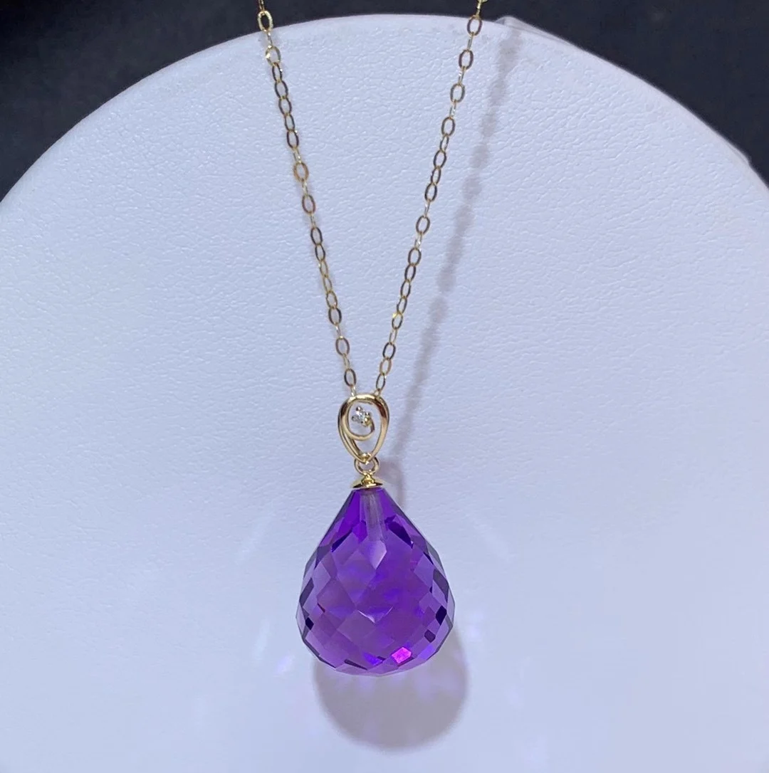 Shilovem 18k Желтые пьезоэлектрические Подвески с аметистом, ювелирные изделия, модное женское ожерелье без цепочки, Классический Новый подарок ...
Shilovem 18k Желтые пьезоэлектрические Подвески с аметистом, ювелирные изделия, модное женское ожерелье без цепочки, Классический Новый подарок ...