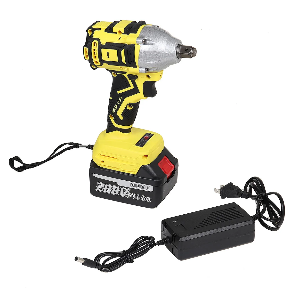 288VF Brushless Electric Wrench Impact 250N.m Socket Wrench Li ion Battery Rechargeable Hand Drill Installation Power Tools
288VF Brushless Electric Wrench Impact 250N.m Socket Wrench Li ion Battery Rechargeable Hand Drill Installation Power Tools