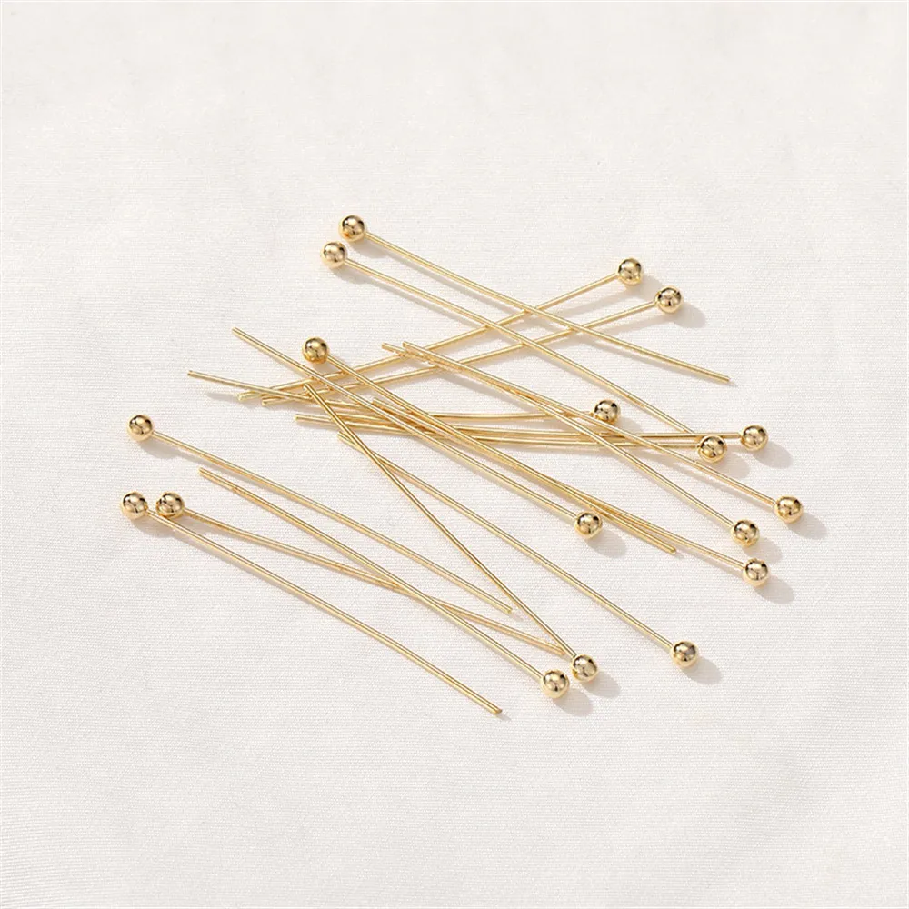 18K real gold ball needle round head needle bead hand DIY made Bracelet Necklace Earring beaded jewelry material accessories
18K real gold ball needle round head needle bead hand DIY made Bracelet Necklace Earring beaded jewelry material accessories