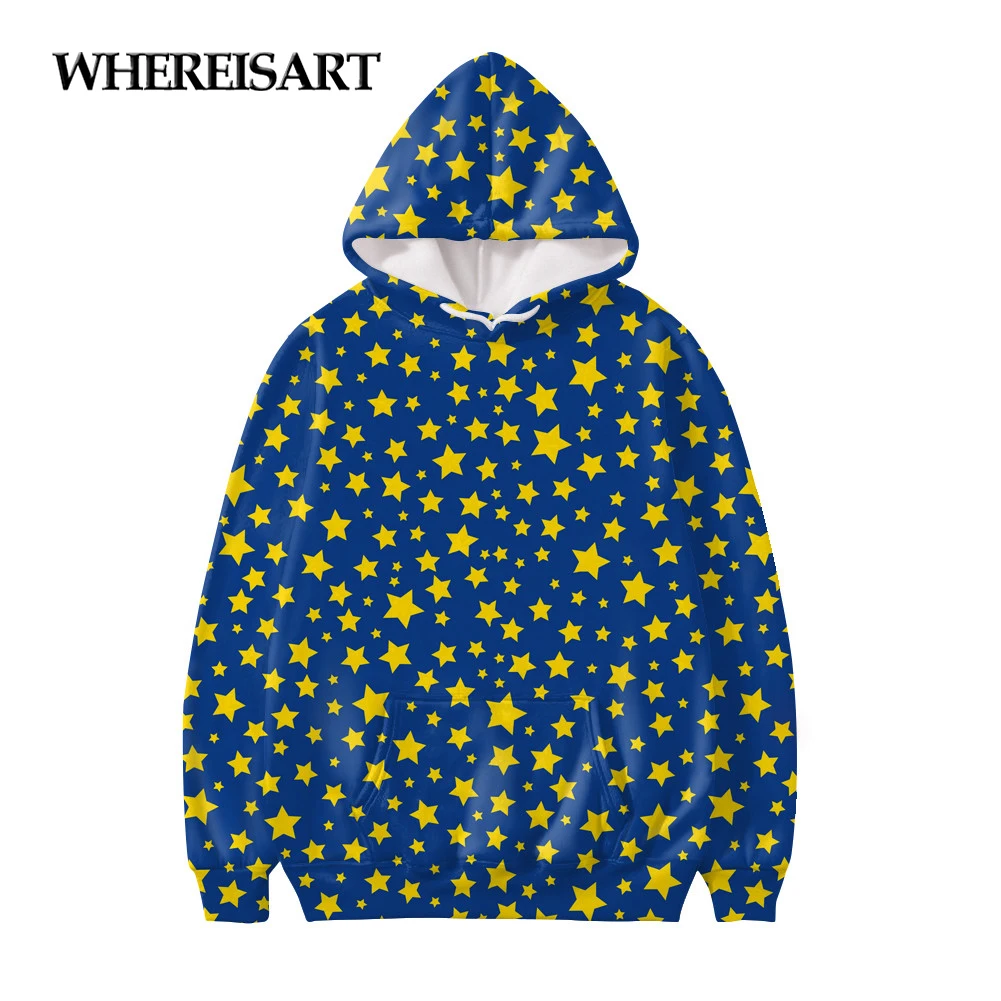 WHEREISART New Star Print Hoodies Brand Sportswear Women All-match Leisure Oversize Pullovers Stylish Sweatshirts Tracksuit 
WHEREISART New Star Print Hoodies Brand Sportswear Women All-match Leisure Oversize Pullovers Stylish Sweatshirts Tracksuit