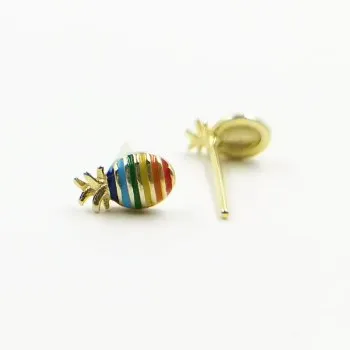 New S925 Pure Tremella Nail Female Korean Personalized Fruit Pineapple Earrings Drop Glue Rainbow Stripe Earrings Hbe843
New S925 Pure Tremella Nail Female Korean Personalized Fruit Pineapple Earrings Drop Glue Rainbow Stripe Earrings Hbe843