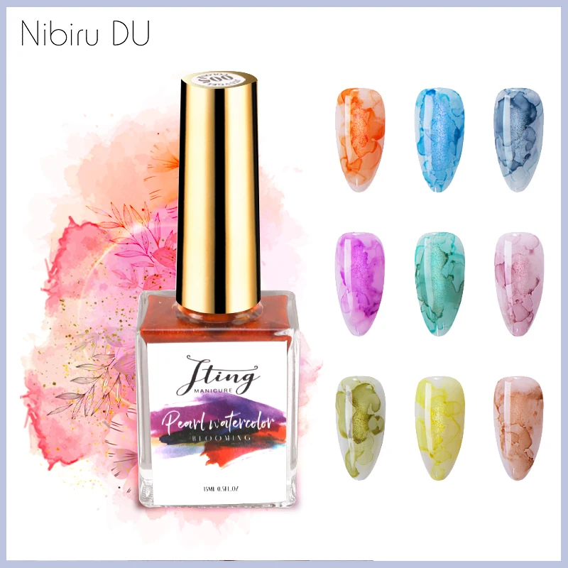 Glitter Gel Nail Polish Watercolor Blooming Pearlescent Effect Semi-permanent Varnish DIY Nail Art Designs Manicure Accessories
Glitter Gel Nail Polish Watercolor Blooming Pearlescent Effect Semi-permanent Varnish DIY Nail Art Designs Manicure Accessories