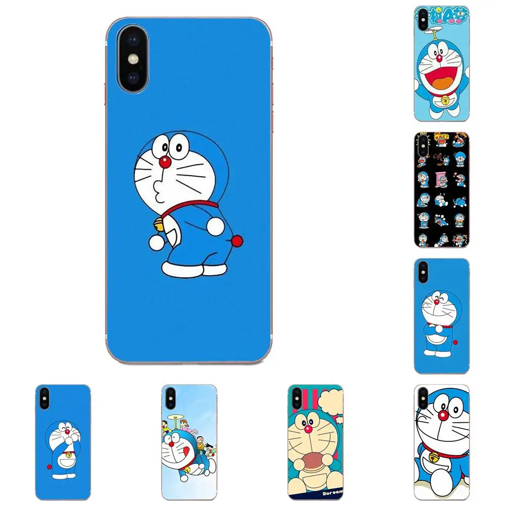 Nobita Nobi Япония мультфильм Дораэмон синий кот для Xiaomi CC9 CC9E Mi 3 4 4i 5 5S 6 6X 8 9 SE Play Plus Pro Lite