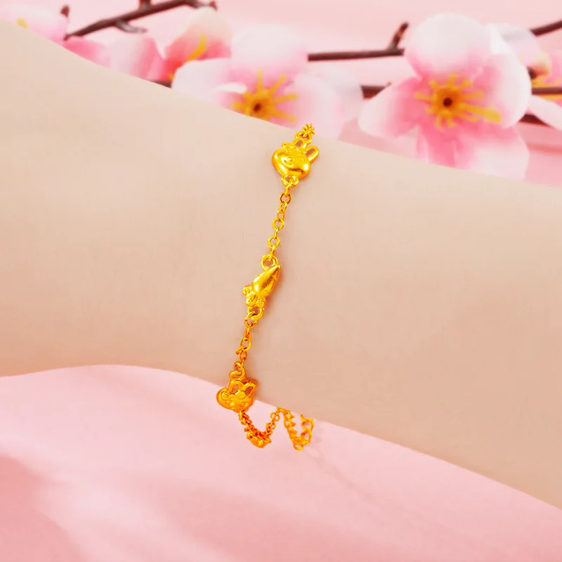 OMHXFC Wholesale BE515 European Fashion Fine Hot Woman Girl Party Birthday Wedding Gift Rabbit Carrot 24KT Gold Bracelet 
OMHXFC Wholesale BE515 European Fashion Fine Hot Woman Girl Party Birthday Wedding Gift Rabbit Carrot 24KT Gold Bracelet