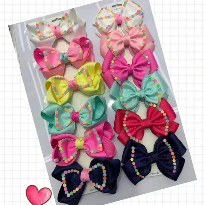 Новый стиль, Детские банты для волос в горошек, банты для волос для крупных девочек, аксессуары для волос 
Новый стиль, Детские банты для волос в горошек, банты для волос для крупных девочек, аксессуары для волос