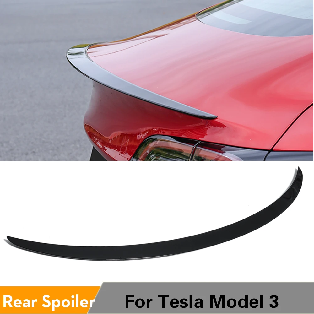 ABS Glossy Black Carbon Look Rear Trunk Spoiler Boot Lip Wing Spoiler For Tesla Model 3 2017 - 2019
ABS Glossy Black Carbon Look Rear Trunk Spoiler Boot Lip Wing Spoiler For Tesla Model 3 2017 - 2019