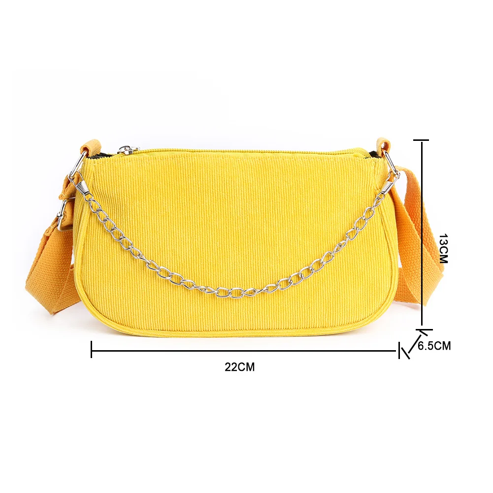 Popular Simple Female Daily Bag Fashion Women Corduroy Shoulder Handbag Solid Travel Crossbody Messenger Bag
Popular Simple Female Daily Bag Fashion Women Corduroy Shoulder Handbag Solid Travel Crossbody Messenger Bag