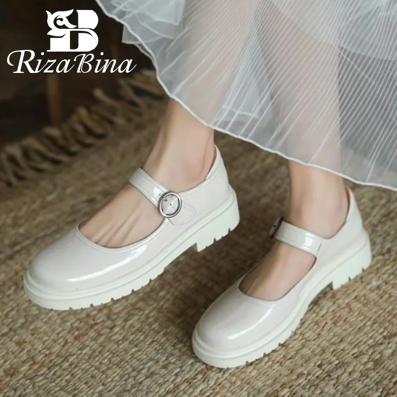 RIZABINA Size 34-40 Women Flats Shoes Buckle Strap New Fashion Spring Shoes Woman Casual Daily Round Toe Office Lady Footwear
RIZABINA Size 34-40 Women Flats Shoes Buckle Strap New Fashion Spring Shoes Woman Casual Daily Round Toe Office Lady Footwear