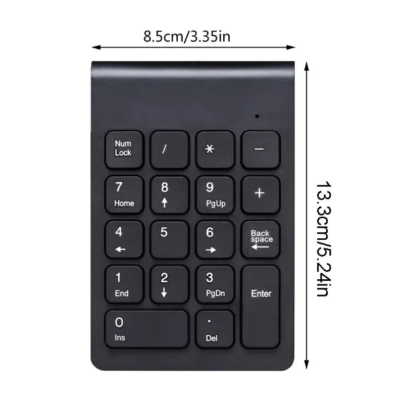 2.4GHz Wireless Numeric Keypad 18 Keys Digital Keyboard for Accounting Teller
2.4GHz Wireless Numeric Keypad 18 Keys Digital Keyboard for Accounting Teller