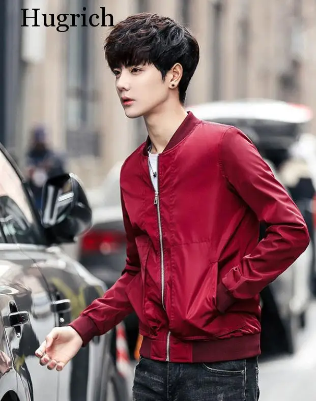 Stand Collar Jacket Spring Summer Thin Section Baseball Uniform Smooth Fabric Casual Jacket Bomber Jacket Men Polyester
Stand Collar Jacket Spring Summer Thin Section Baseball Uniform Smooth Fabric Casual Jacket Bomber Jacket Men Polyester