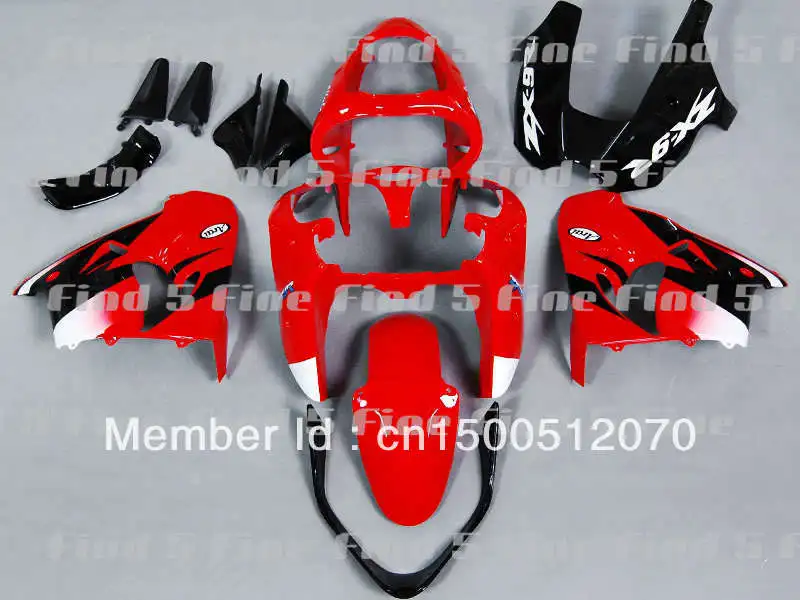 Free Shipping Red White Black For KAWASAKI ZX9R 00 01 ZX 9R 00-01 ZX-9R 2000 2001 2000-2001 ABS Fairing Kit
Free Shipping Red White Black For KAWASAKI ZX9R 00 01 ZX 9R 00-01 ZX-9R 2000 2001 2000-2001 ABS Fairing Kit