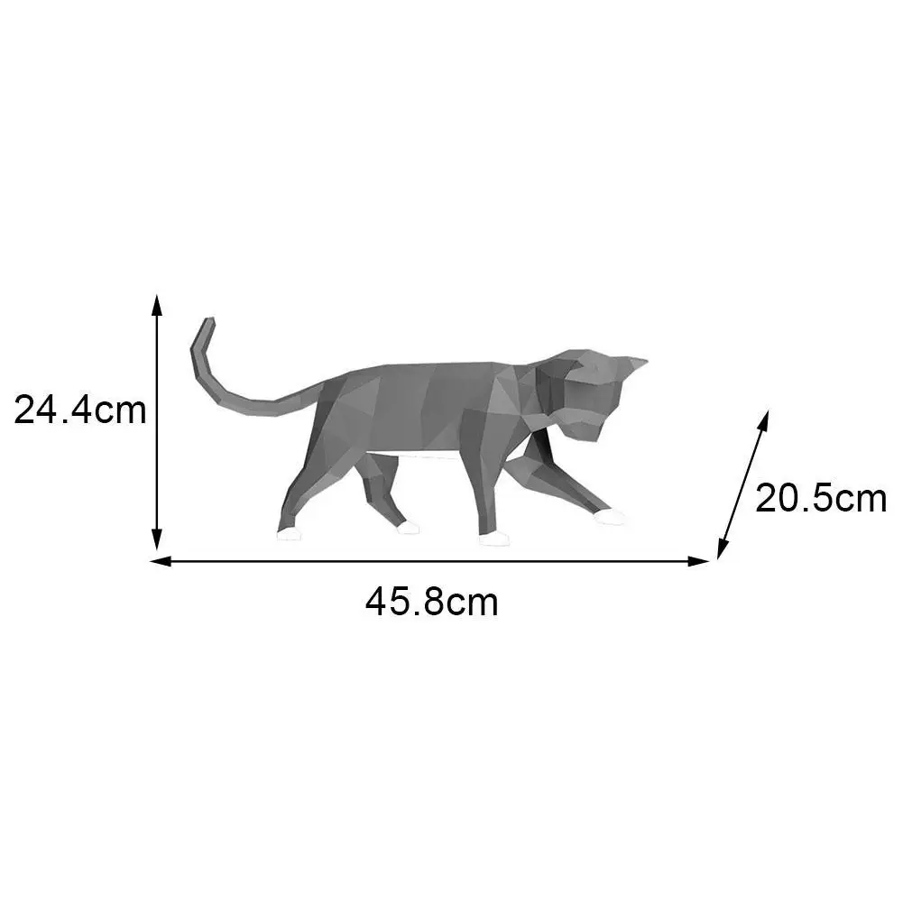 DIY Handmade Paper Mold Ornaments Creative 3D Cat Model Animal Creative Desk Manual Decoration Wall Decorative Decoration W6P8
DIY Handmade Paper Mold Ornaments Creative 3D Cat Model Animal Creative Desk Manual Decoration Wall Decorative Decoration W6P8