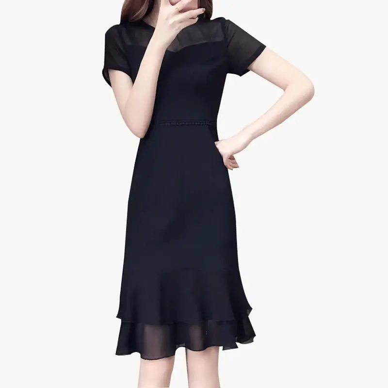Women Spring Summer Style Lace Mermaid Dresses Lady Casual Short Sleeve O-Neck Dress Vestidos SS464
Women Spring Summer Style Lace Mermaid Dresses Lady Casual Short Sleeve O-Neck Dress Vestidos SS464