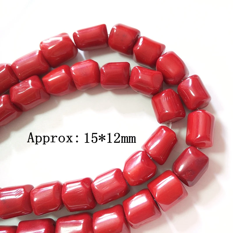 2019 New 15*12MM 6pieces/bag Red Coral Cylindrical Beads for DIY Earrings Bracelet Jewelry Accessories
2019 New 15*12MM 6pieces/bag Red Coral Cylindrical Beads for DIY Earrings Bracelet Jewelry Accessories