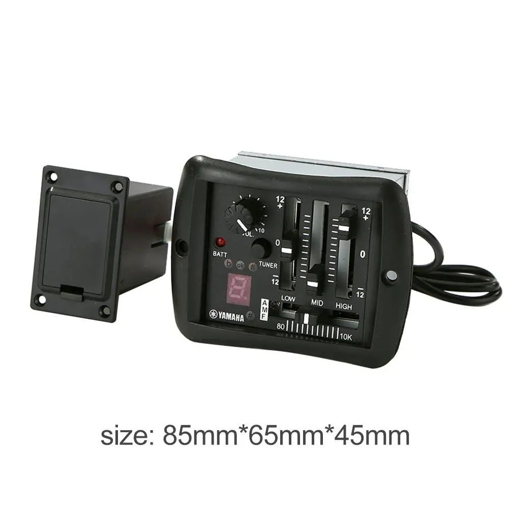 4-Bands Acoustic Guitar Preamp Volume Control Practical and Durable EQ Equalizer Piezo Pickup Folk Guitar Accessories
4-Bands Acoustic Guitar Preamp Volume Control Practical and Durable EQ Equalizer Piezo Pickup Folk Guitar Accessories
