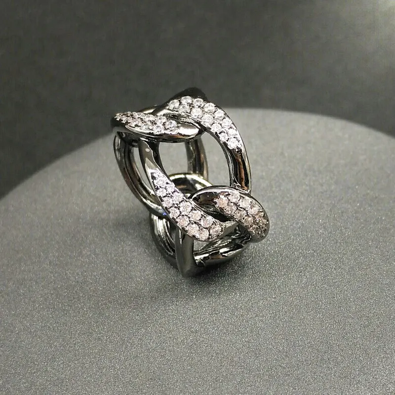 s925 sterling silver October new black and gray wide chain ring female fashion simple avant-garde personality ring
s925 sterling silver October new black and gray wide chain ring female fashion simple avant-garde personality ring