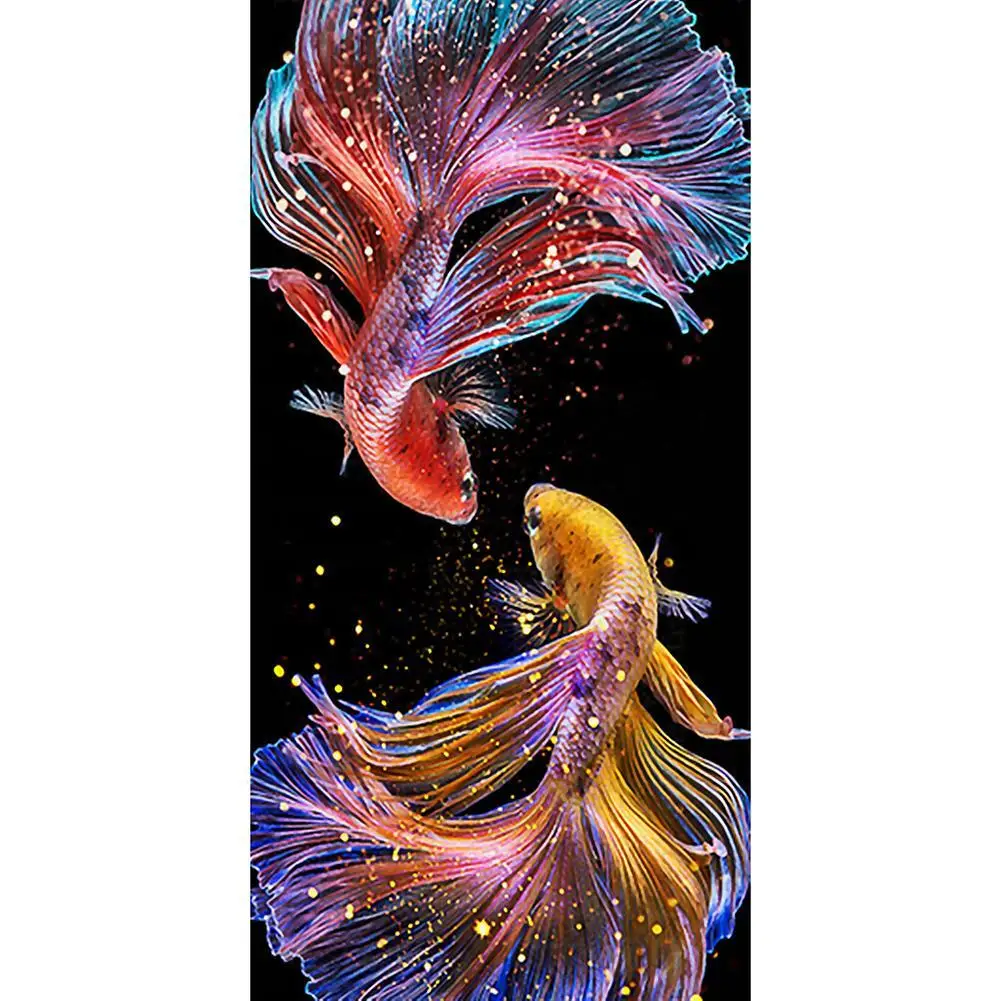 Full Round Drill 5D DIY Diamond Painting Colorful Fish Embroidery Cross Stitch Rhinestones Needlework Crafts Art Pictures Mosaic
Full Round Drill 5D DIY Diamond Painting Colorful Fish Embroidery Cross Stitch Rhinestones Needlework Crafts Art Pictures Mosaic