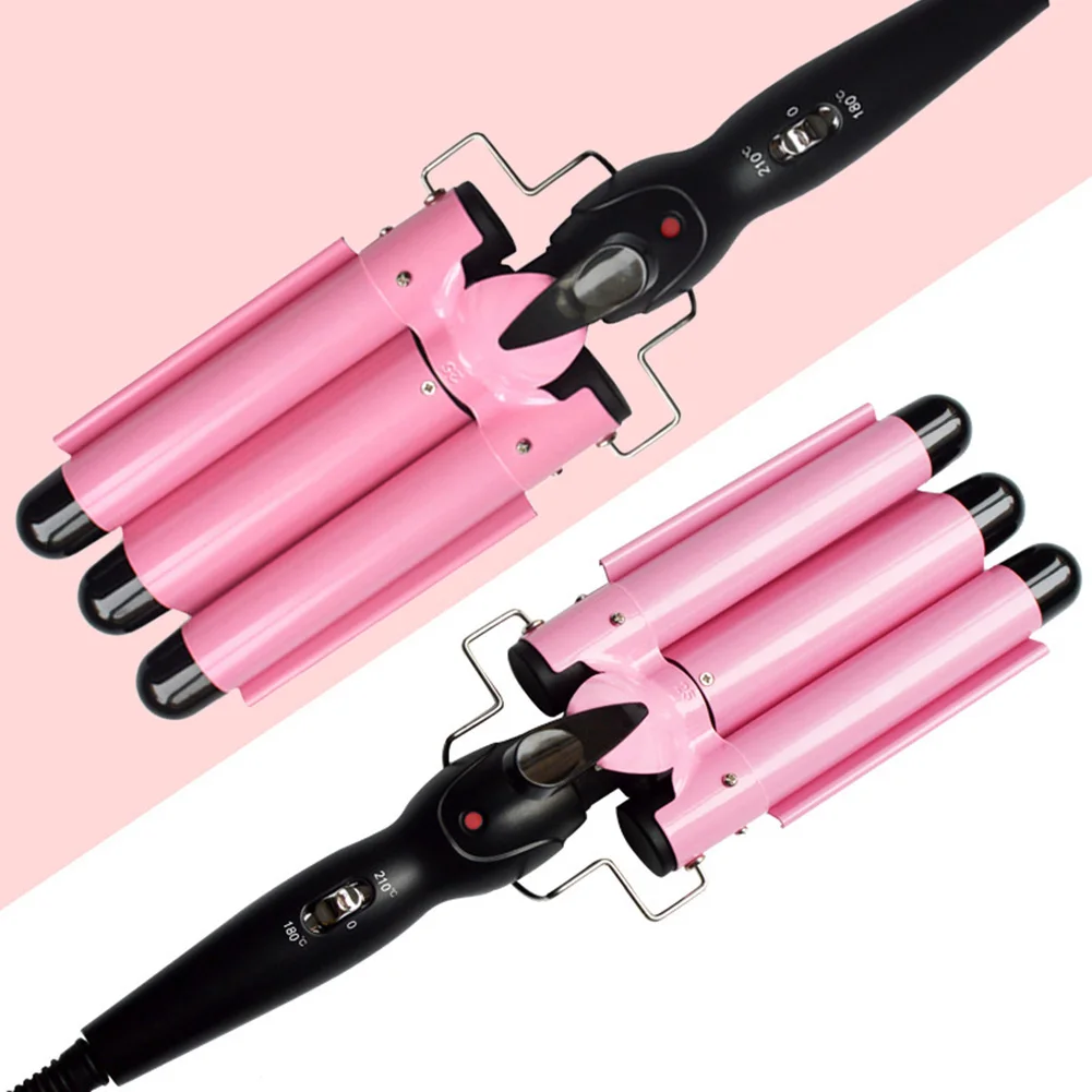 Curler Hair Ceramic Three Tube Curling Triple Barrel Crimper Wave Water Ripple Roll Anti Scald Electric Hair Curler Styling Tool
Curler Hair Ceramic Three Tube Curling Triple Barrel Crimper Wave Water Ripple Roll Anti Scald Electric Hair Curler Styling Tool