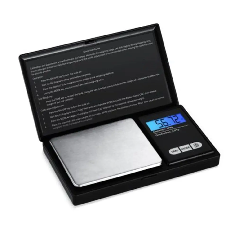Weighing scale portable stainless steel mini High-precision digital pocket scale electronic jewelry gold and silver scales
Weighing scale portable stainless steel mini High-precision digital pocket scale electronic jewelry gold and silver scales