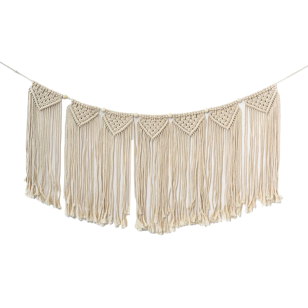 Hand-woven Woven Macrame Wall Hanging Tapestry Wedding Wall Decoration Nordic Backdrop Wall Home Living Room Home Boho Decor
Hand-woven Woven Macrame Wall Hanging Tapestry Wedding Wall Decoration Nordic Backdrop Wall Home Living Room Home Boho Decor