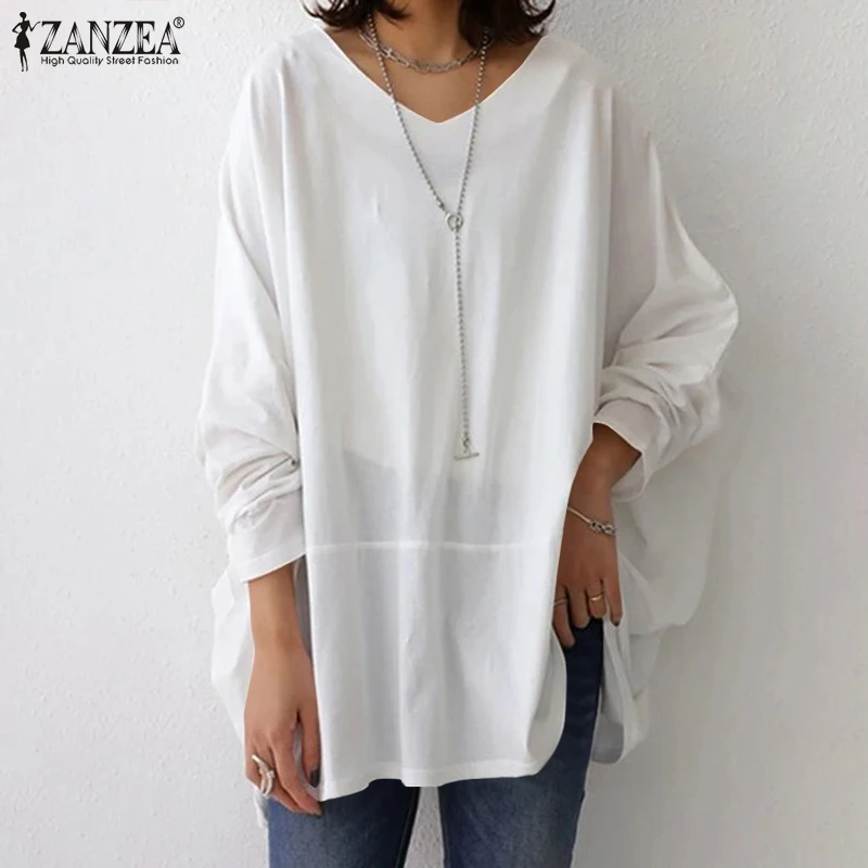 ZANZEA 2021 Lady Baggy Casual Plain Chemise Solid Retro ELegant Blusa Autumn Women Long Sleeve Blouse Shirt V Neck Holiday Tops
ZANZEA 2021 Lady Baggy Casual Plain Chemise Solid Retro ELegant Blusa Autumn Women Long Sleeve Blouse Shirt V Neck Holiday Tops