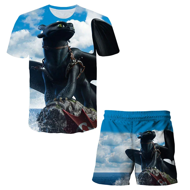 Children Clothing Tame Your Dagon T Shirt Suit Summer Breathable Baby Boys Clothes Kids Girls 3D Short sleeve Fashion Cartoon
Children Clothing Tame Your Dagon T Shirt Suit Summer Breathable Baby Boys Clothes Kids Girls 3D Short sleeve Fashion Cartoon