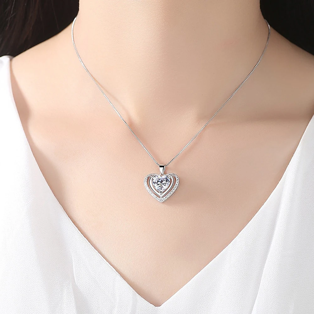 Women Exquisite Necklace Heart Pendant Crystal Rhinestone Choker Chain Necklace Jewelry Pendant Accessories Valentines Gift
Women Exquisite Necklace Heart Pendant Crystal Rhinestone Choker Chain Necklace Jewelry Pendant Accessories Valentines Gift