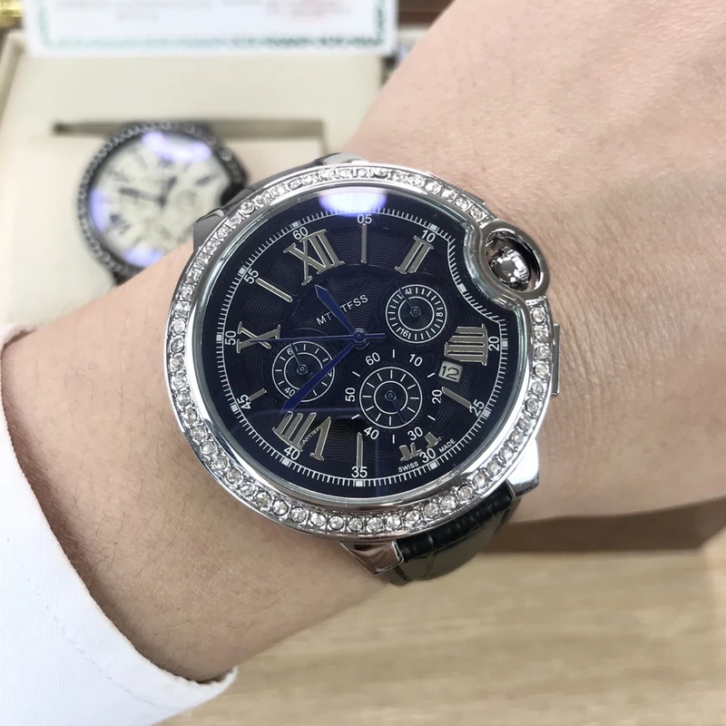 BALLON BLEU Men's Multifunctional Luxury Diamond Watch Cartier-Waterproof Brand Hot Sale Calfskin Wristwatch Boutique Timepiece
BALLON BLEU Men's Multifunctional Luxury Diamond Watch Cartier-Waterproof Brand Hot Sale Calfskin Wristwatch Boutique Timepiece