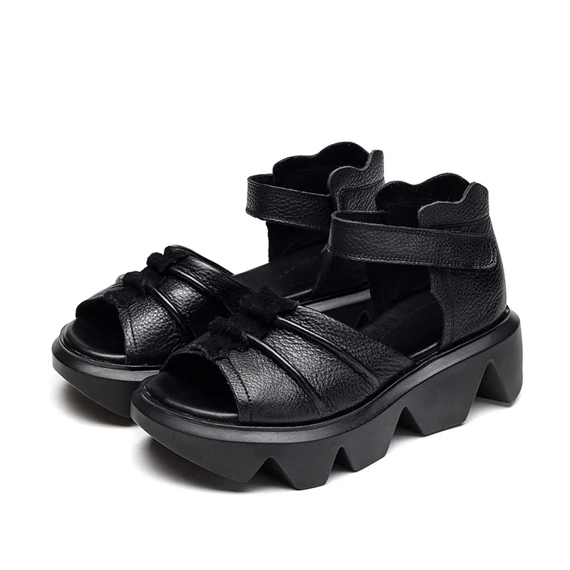 YourSeason Women Increased Thick Platform Shoes Casual Genuine Leather 2020 New Summer Handmade Ladies Retro Wedges Sandals
YourSeason Women Increased Thick Platform Shoes Casual Genuine Leather 2020 New Summer Handmade Ladies Retro Wedges Sandals