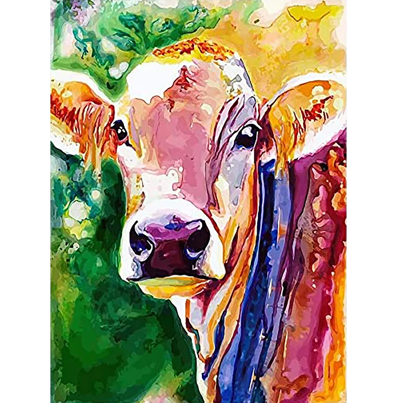 DIY Painting By Numbers Animal Cattle HandPainted Oil Painting Drawing On Canvas Unique Gift Home Decoration
DIY Painting By Numbers Animal Cattle HandPainted Oil Painting Drawing On Canvas Unique Gift Home Decoration