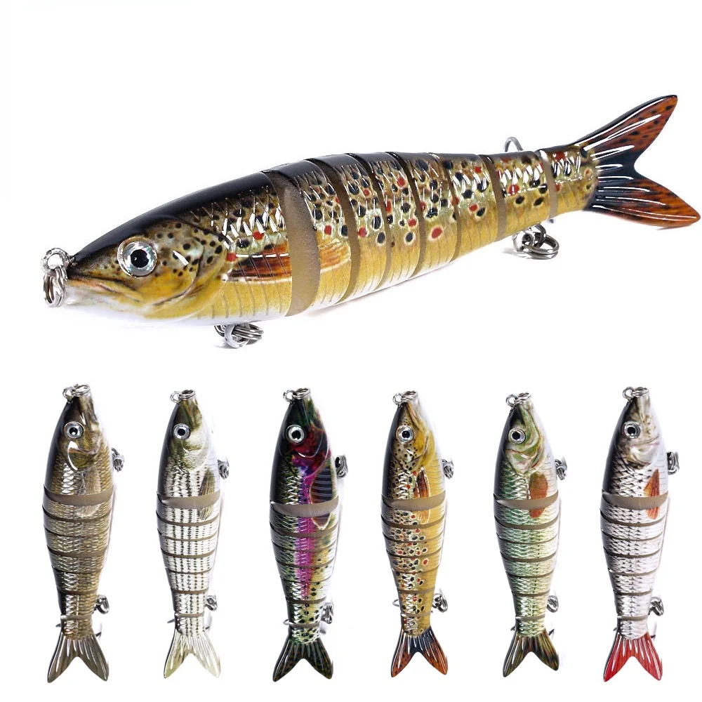 TIANNSII Winter Fishing Gear Bionic Multi-section Swim Hard Bait 12.5cm 22g Artificial Wobbler Rotating Trolling Pike Carp Lure
TIANNSII Winter Fishing Gear Bionic Multi-section Swim Hard Bait 12.5cm 22g Artificial Wobbler Rotating Trolling Pike Carp Lure