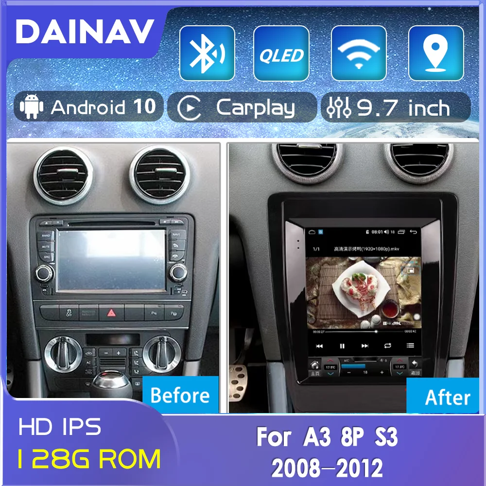 Автомобильная магнитола на Android 9,7 дюйма для Audi A3 8P S3 2008-2012, автомобильная стереосистема с GPS-навигацией, видео-и аудиоприемником, головное ус...
Автомобильная магнитола на Android 9,7 дюйма для Audi A3 8P S3 2008-2012, автомобильная стереосистема с GPS-навигацией, видео-и аудиоприемником, головное ус...