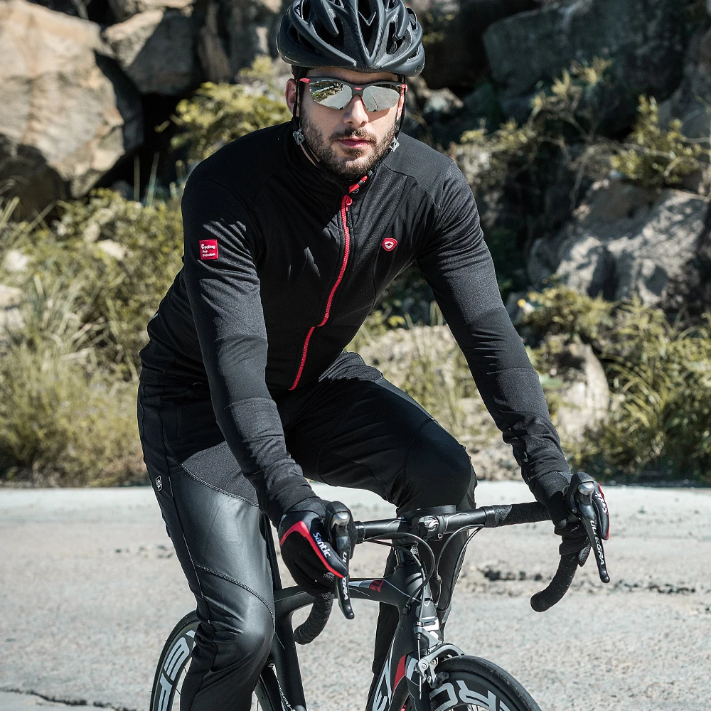 Santic Men Cycling Sets Autumn Winter MTB Jackets Pants Fleece Sports Suit Thermal Suits Warm Up Bicycle Windproof No Padded
Santic Men Cycling Sets Autumn Winter MTB Jackets Pants Fleece Sports Suit Thermal Suits Warm Up Bicycle Windproof No Padded