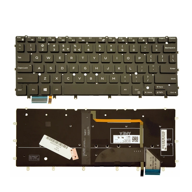 New US Keyboard FOR Dell Inspiron 7558 7568 XPS 9550 9560 without frame with backlit 
New US Keyboard FOR Dell Inspiron 7558 7568 XPS 9550 9560 without frame with backlit