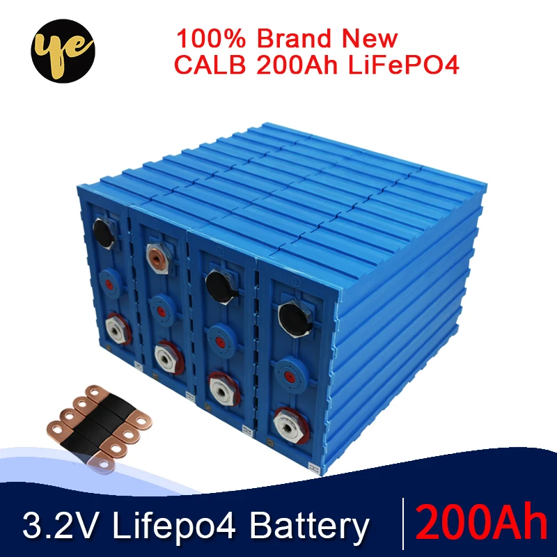 OYE новый бренд 8 шт 3 2 v CALB200AH Lifepo4 батареи формы 12V400AH 24V200AH сотовые пакеты высокой