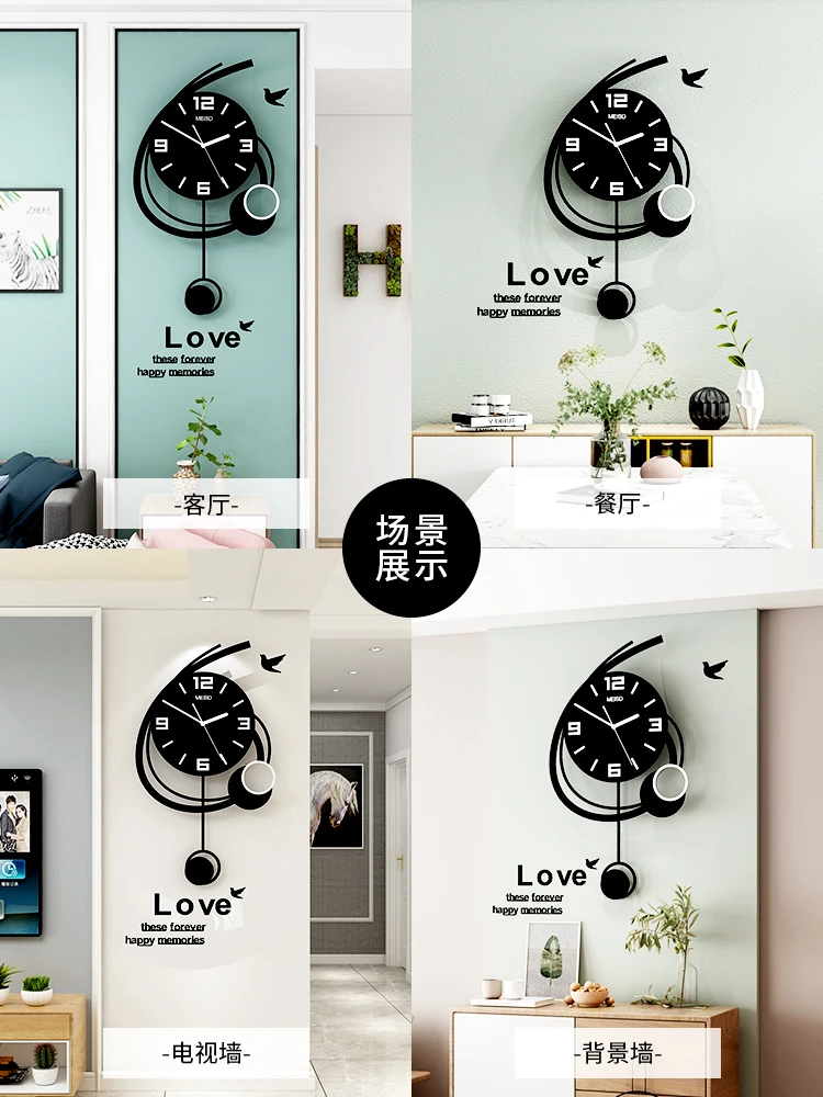 Simple Luxury Wall Clock Pendulum Nordic Large Modern Design Living Room Wall Clock Creative Reloj Pared Home Decor Clock DA60WC
Simple Luxury Wall Clock Pendulum Nordic Large Modern Design Living Room Wall Clock Creative Reloj Pared Home Decor Clock DA60WC
