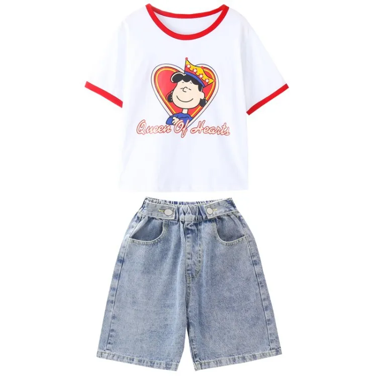 Girls' Summer Suit 2021 New Children's Short-Sleeved Shorts Sports Two-Piece Suit
Girls' Summer Suit 2021 New Children's Short-Sleeved Shorts Sports Two-Piece Suit