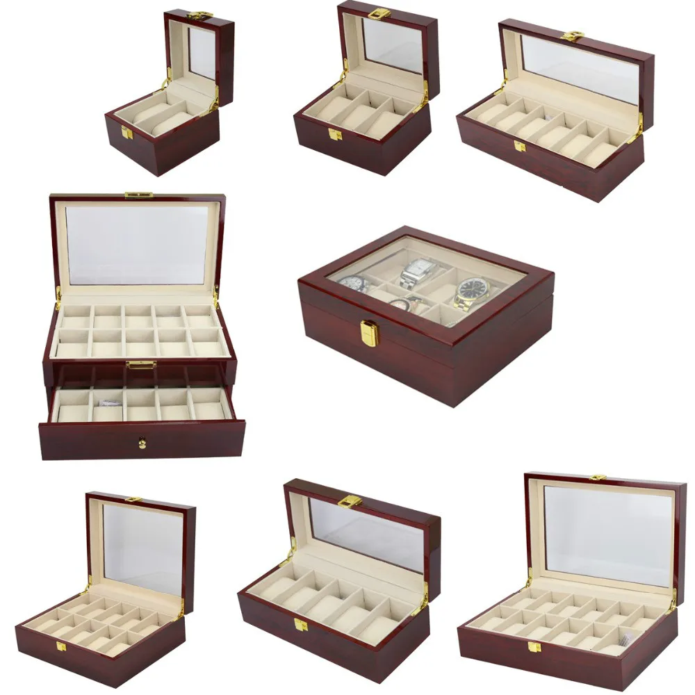 Luxury Wood Storag Boxes 2/3/5/6/10/12/20 Watches Boxes Display Watch Box Jewelry Case Organizer Holder Promotion Boxes
Luxury Wood Storag Boxes 2/3/5/6/10/12/20 Watches Boxes Display Watch Box Jewelry Case Organizer Holder Promotion Boxes